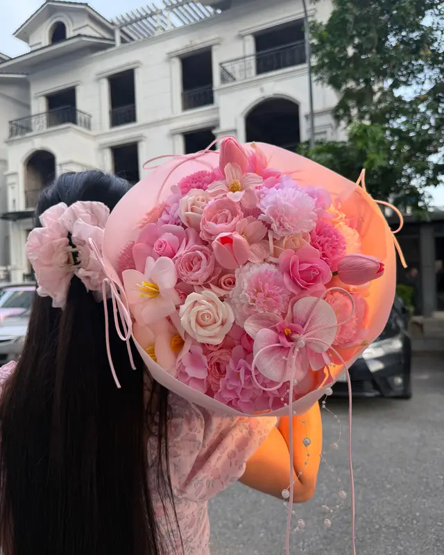 Mix tone hồng